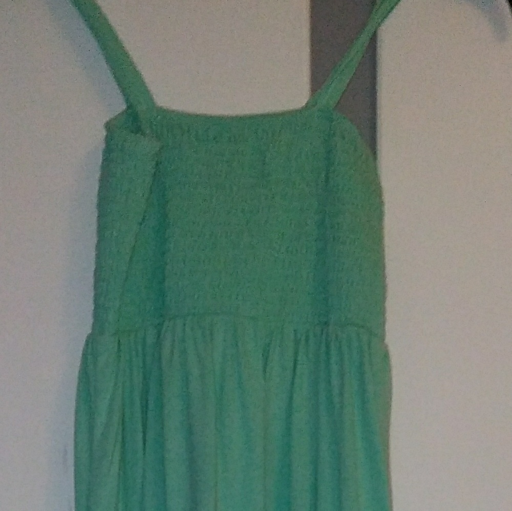 Teal Spring Kids Dress